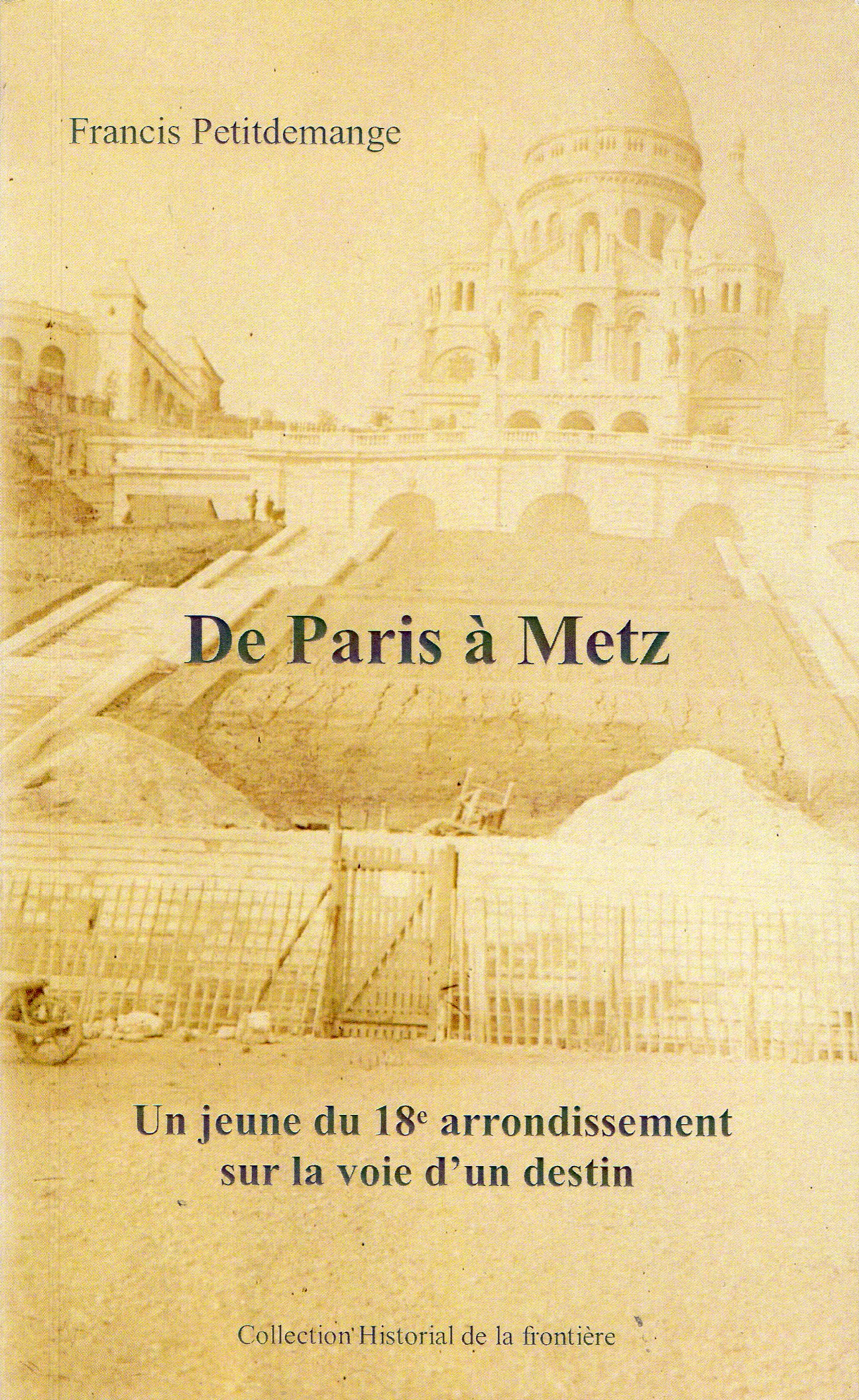 1ère de couverture De Paris à Metz824