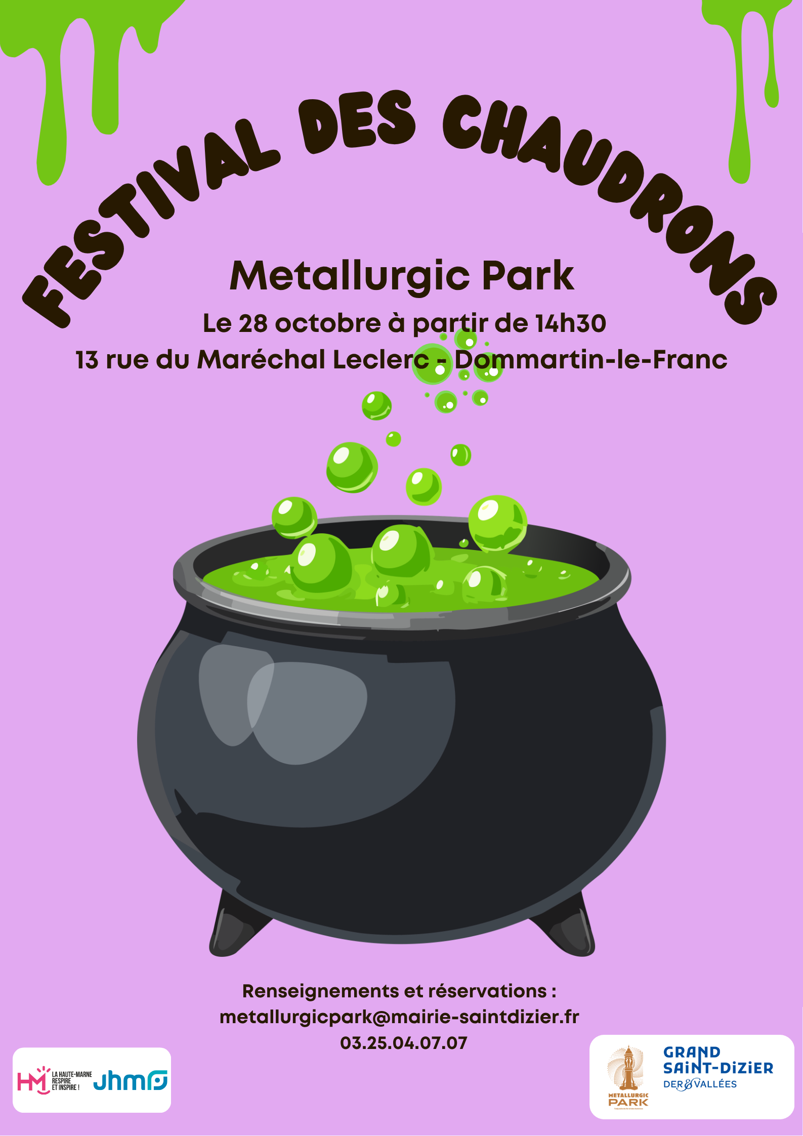 Affiche festival des chaudrons