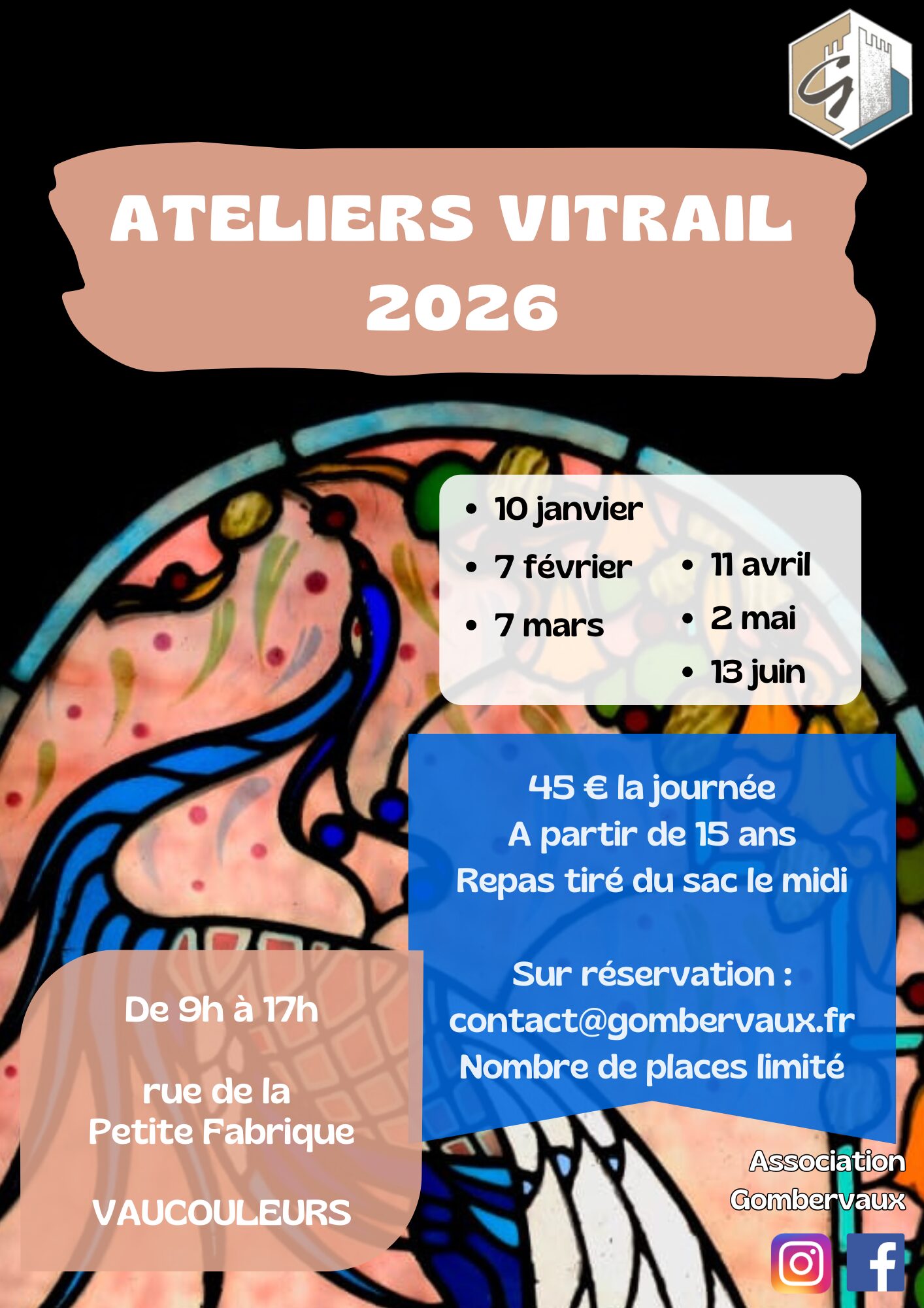 Ateliers Vitrail 2026