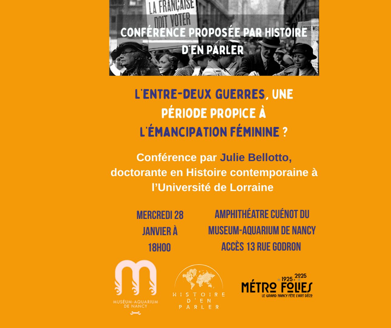 mercredi 28 janvier à 18h00