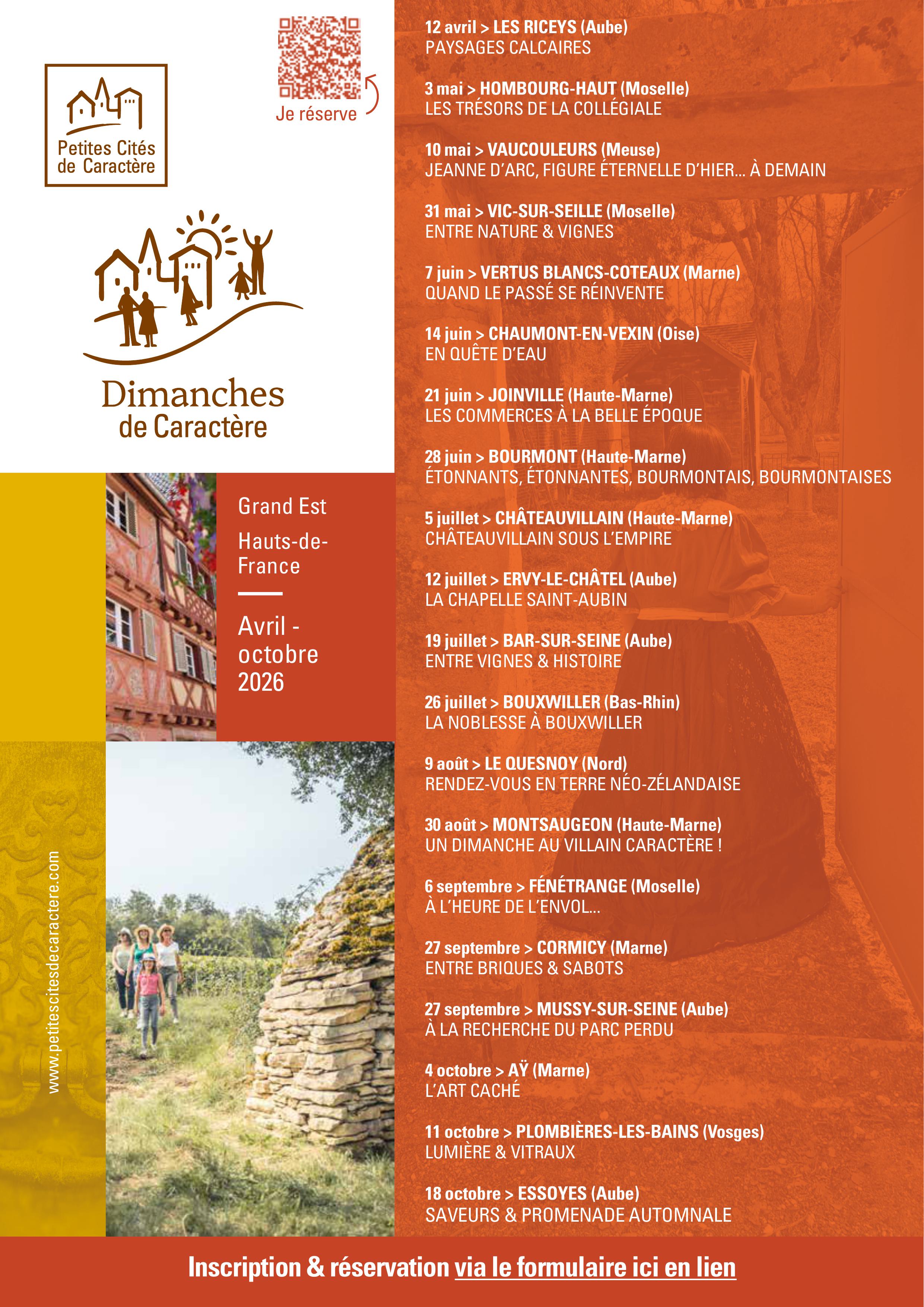 pre programme dimanches de caractere grand est