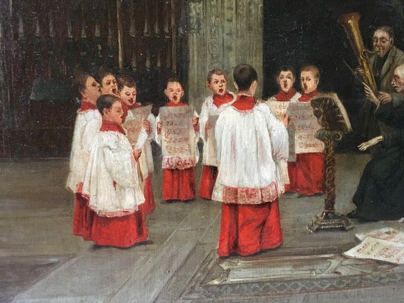 Tableau enfants de choeur
