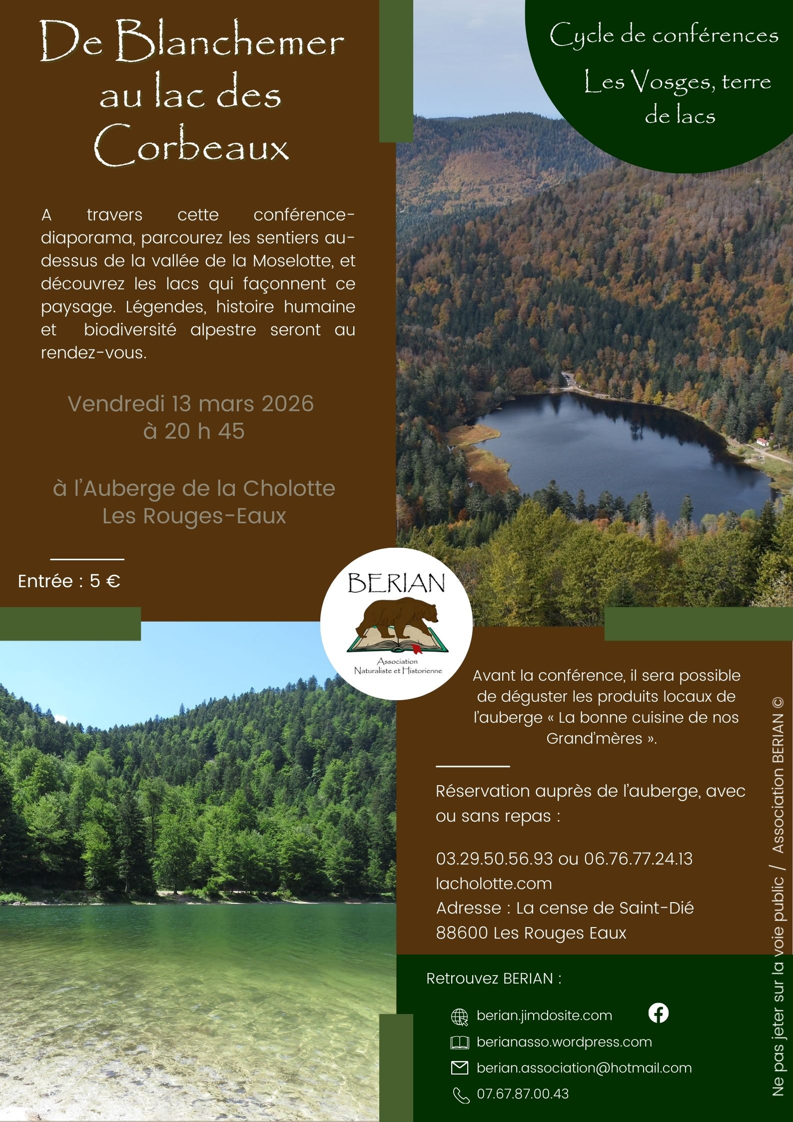 Copie de Les lacs du massif vosgien