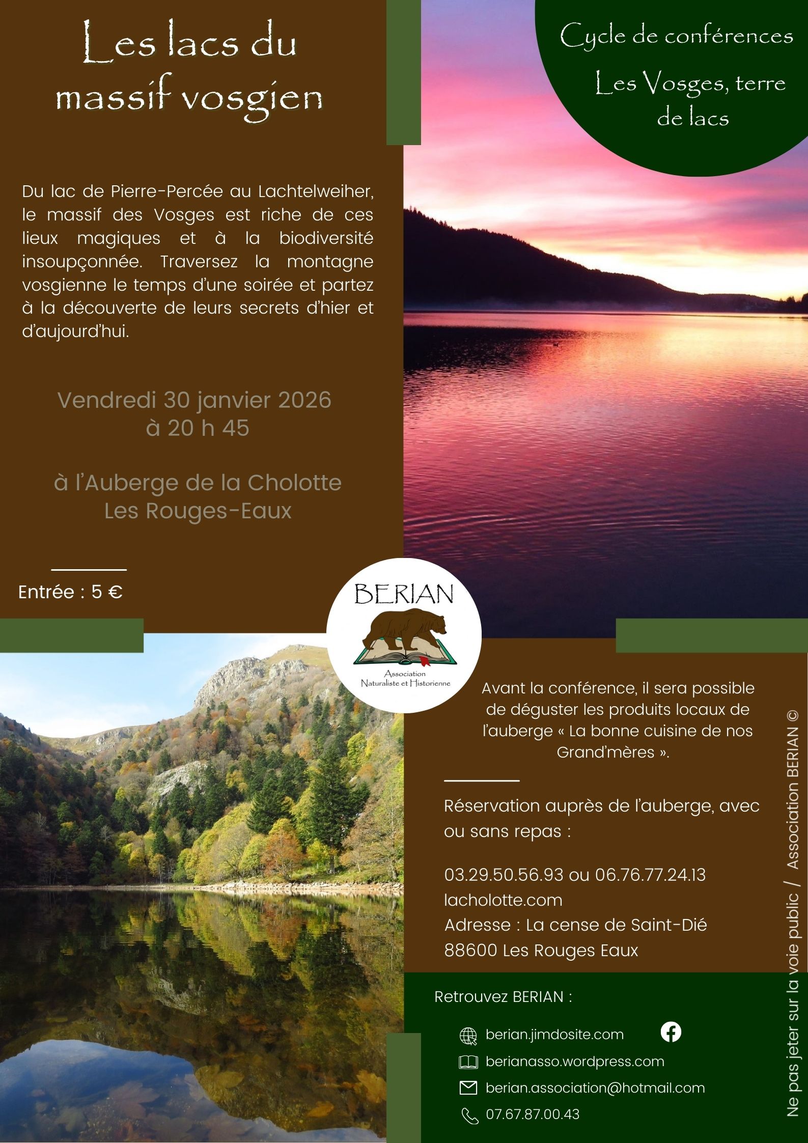 Les lacs du massif vosgien