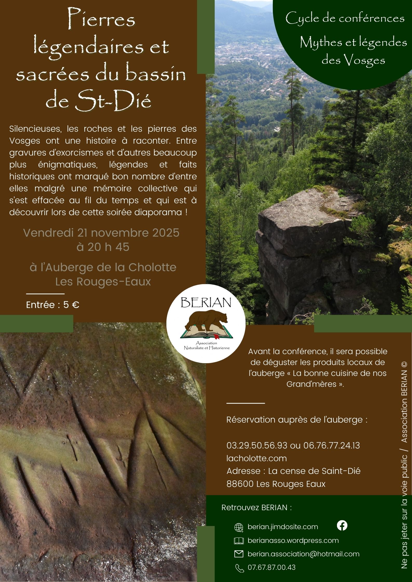 Pierres légendaires et sacrées du bassin de Saint-Dié (2)