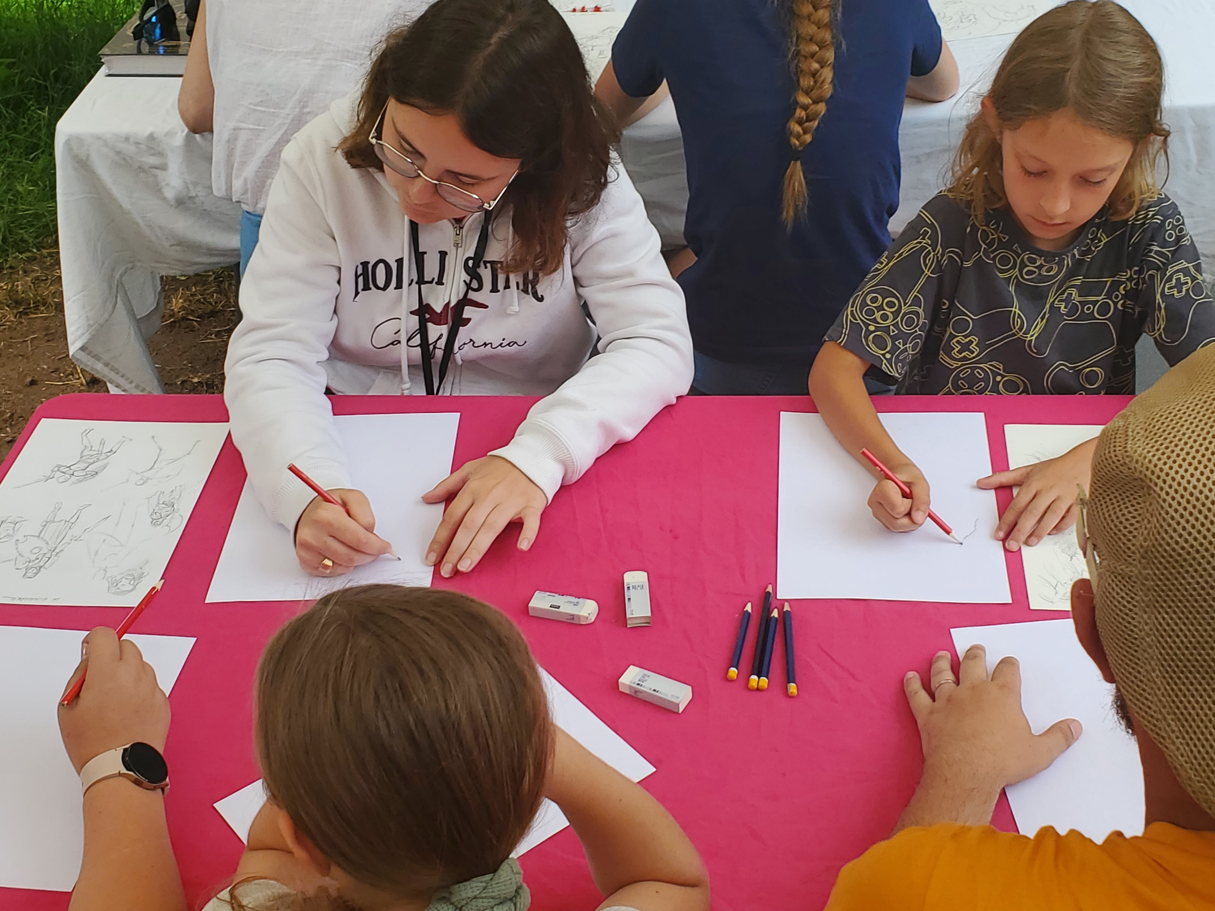 Atelier-famille-dessin-Chevalier-Rock-roll-Château-du-Haut-Koenigsbourg