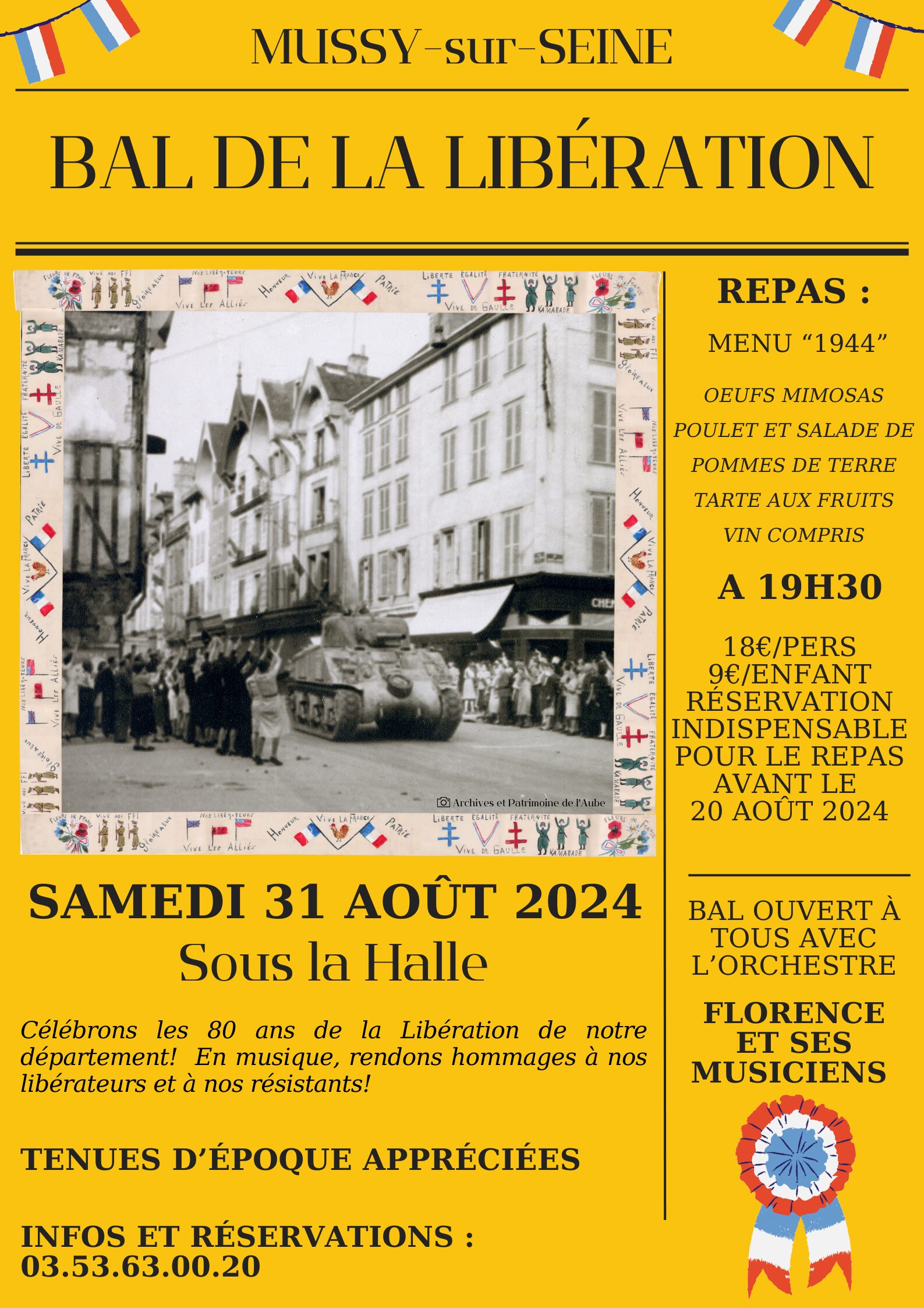 Affiche Bal de la Libération